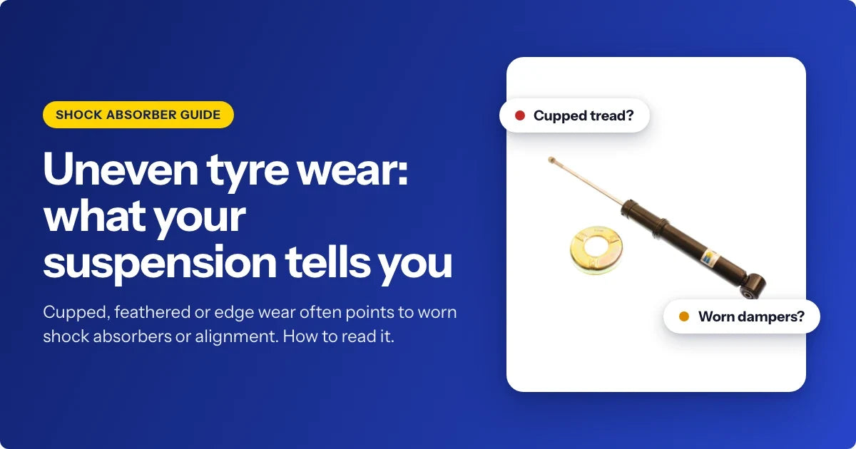 Uneven tyre wear: what your suspension tells you